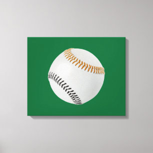 Baseball Fan-tastic_Color Laces_og_bk Canvas Print