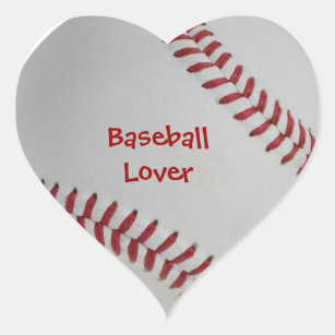 Baseball Fan-tastic pitch perfect Baseball lover Heart Sticker