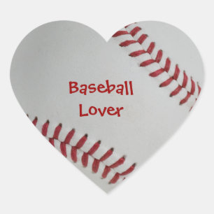Baseball Fan-tastic pitch perfect Baseball lover Heart Sticker