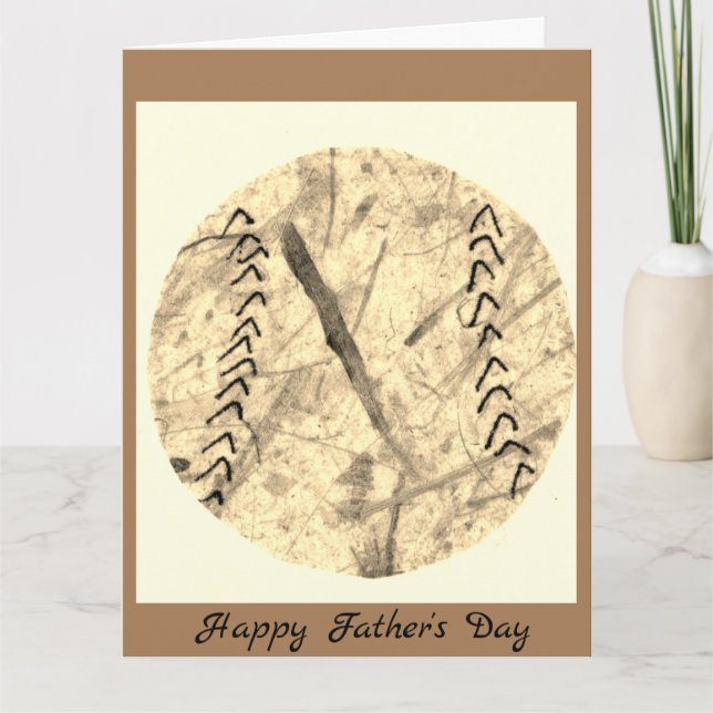 Baseball Favourite  Card (Front)