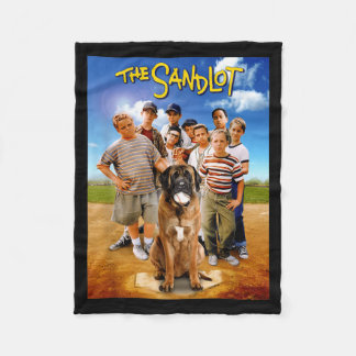 Baseball Field Group Dog Poster Fleece Blanket