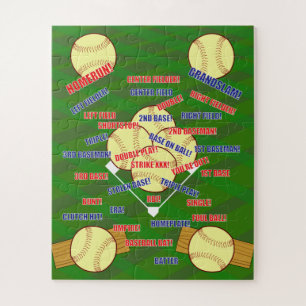 BASEBALL FIELD  JIGSAW PUZZLE