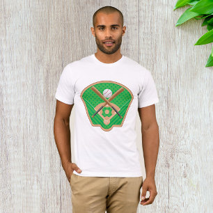 Baseball Field Mens T-Shirt