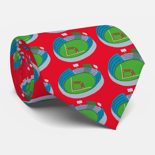 baseball field tie (Rolled)