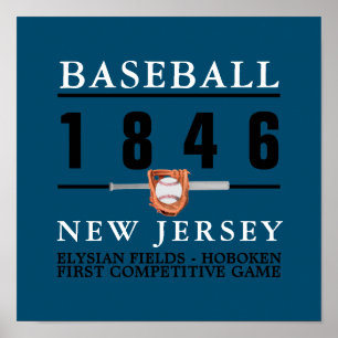 Baseball, First Competitive Game Poster