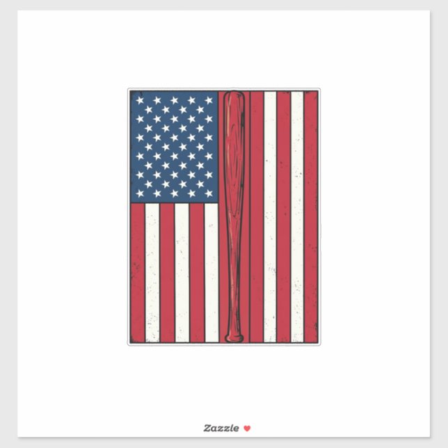 Baseball Flag Distressed Vintage Vector Design_1 (Sheet)