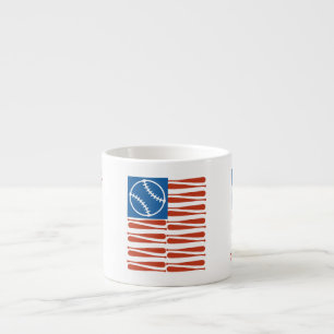 Baseball flag mugs