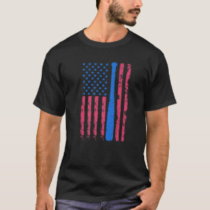 Baseball Flag Sports Lovers Sport Men Women Kids T T-Shirt