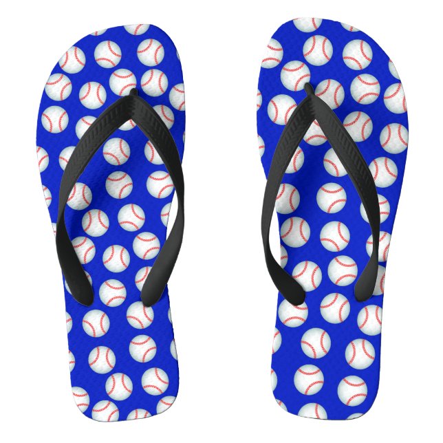 Baseball Flip Flops (Footbed)