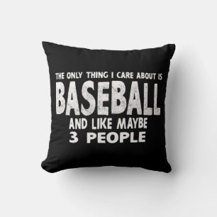 Baseball for Boy Girl Teen Fun Gift Throw Pillow