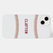 Baseball Fun Sports Game Personalized Name Case-Mate iPhone Case (Back (Horizontal))