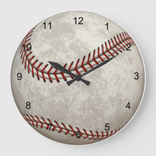 Baseball  Game  American Past-time Sports Large Clock