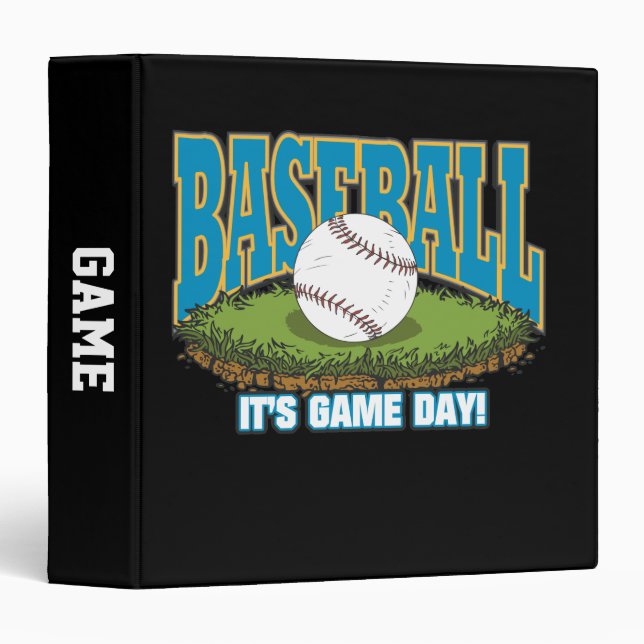 Baseball Game Day Binder (Front/Spine)