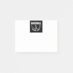 Baseball Game Day Post-it Notes
