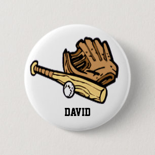 baseball gear  badge 2 inch round button