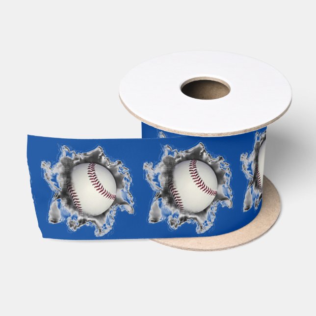 Baseball Gift Satin Ribbon (Spool)