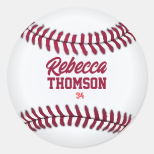 Baseball Gift Tag for Individual Player Gifts