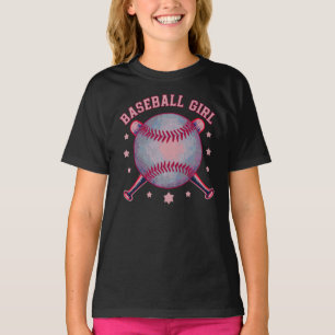 Baseball Girl Baseball Lover Gift T-Shirt