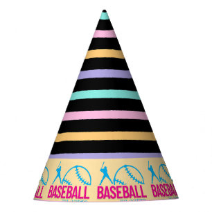 Baseball Girl Birthday, Baseball Player Gift Party Party Hat