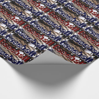 Baseball Glove and Ball Graphics Wrapping Paper