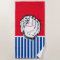 Baseball Glove Beach Towel