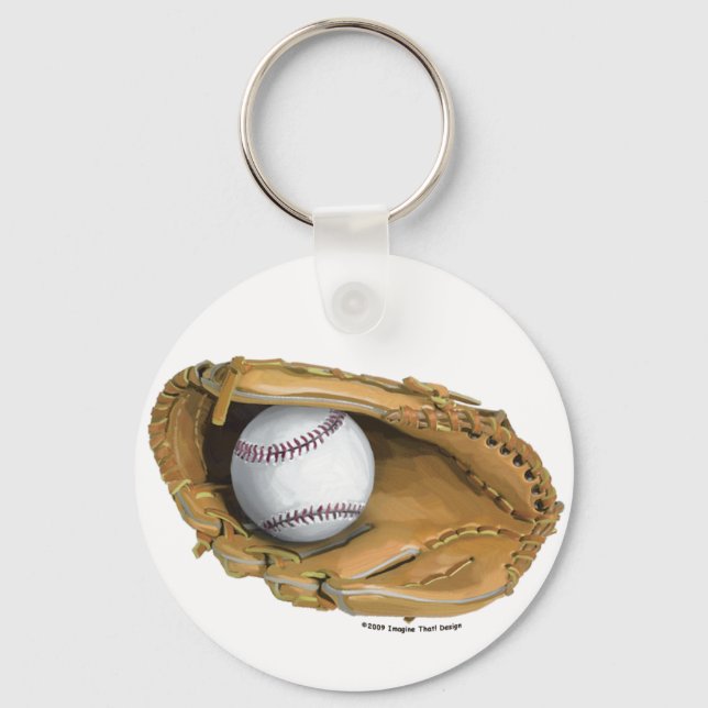 Baseball Glove Keychain (Front)