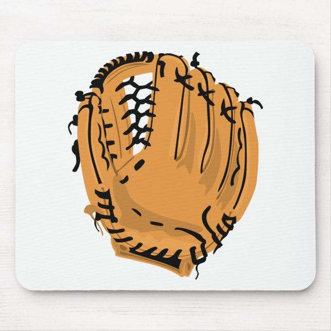 Baseball Glove Mouse Pad (Front)