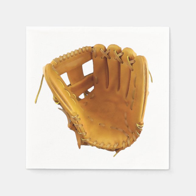 Baseball Glove Napkin (Front)