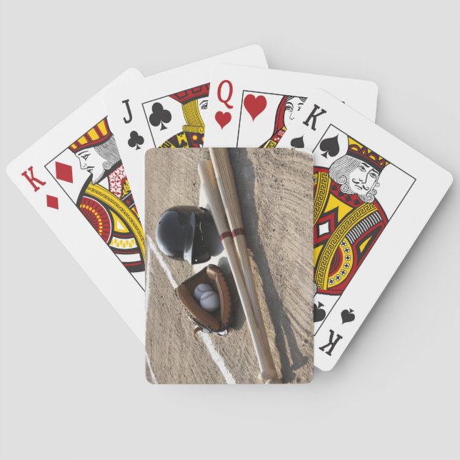 Baseball Glove Playing Cards (Back)