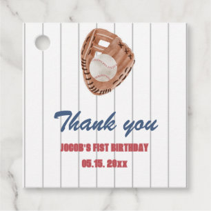 Baseball glove square Favour Tag