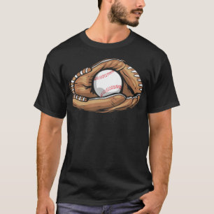 Baseball Glove With Baseball america baseball for T-Shirt
