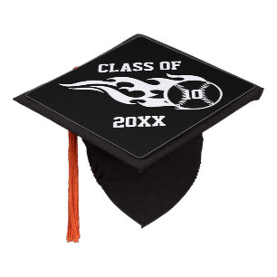 Baseball grad cap topper