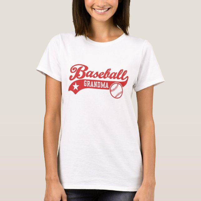 Baseball Grandma T-Shirt (Front)