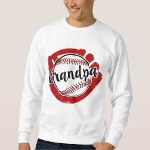 Baseball Grandpa for Baseball Softball Mom Sweatshirt