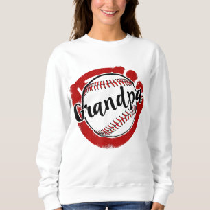 Baseball Grandpa for Baseball Softball Mom Sweatshirt