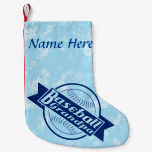 Baseball Grandpa Personalized Christmas Stocking