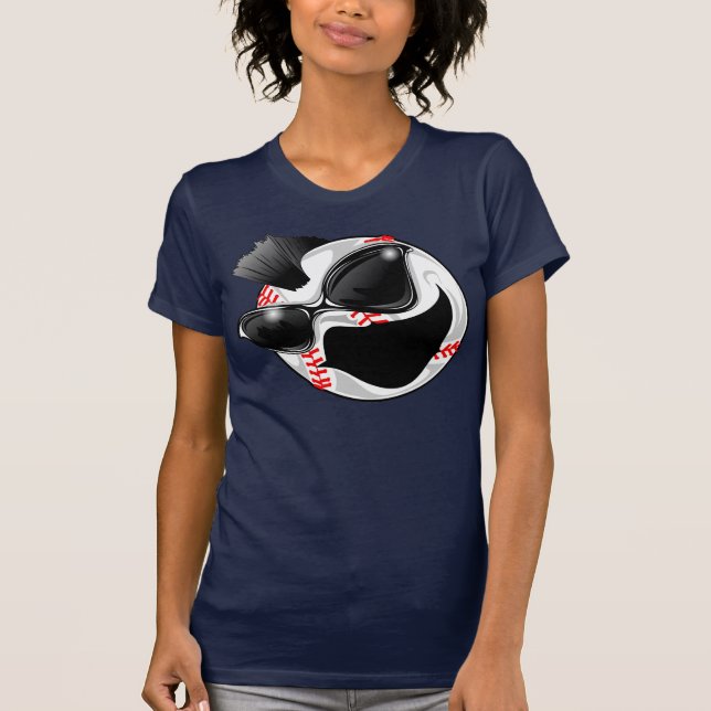 Baseball Head with player attitude! T-Shirt (Front)