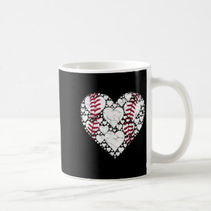 Baseball Heart Love Game Sports Fan Game Day Coffee Mug