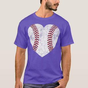 Baseball Heart Shirt Cute Mom Dad Men Women Softba