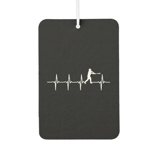 Baseball - Heartbeat Air Freshener (Front)