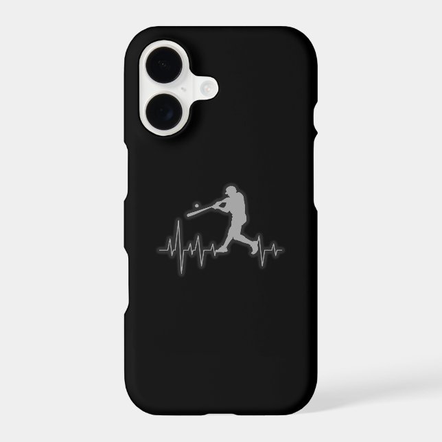 Baseball Heartbeat for Baseball Players (Back)