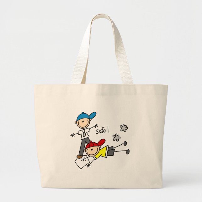 Baseball He's Safe Bag (Front)