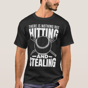 Baseball Hitter Runner Baseball Joke Batter T-Shirt