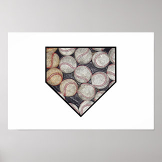 Baseball Home Poster