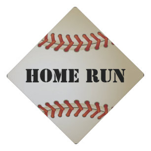 Baseball Home Run Graduation Cap Topper