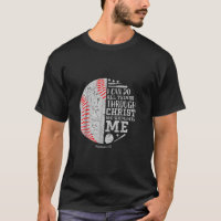 Baseball I Can Do Things Through Christian Who Str