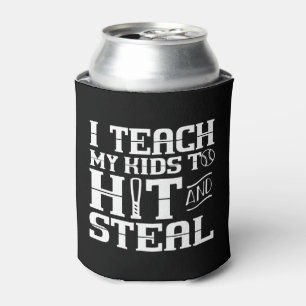 Baseball - i teach my kids to hit and steal - ba can cooler