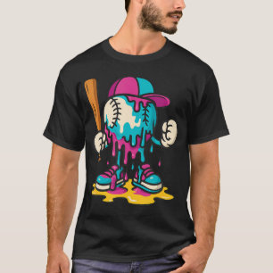 Baseball Icecream Lifestyle 101 Apparel Youth Base T-Shirt