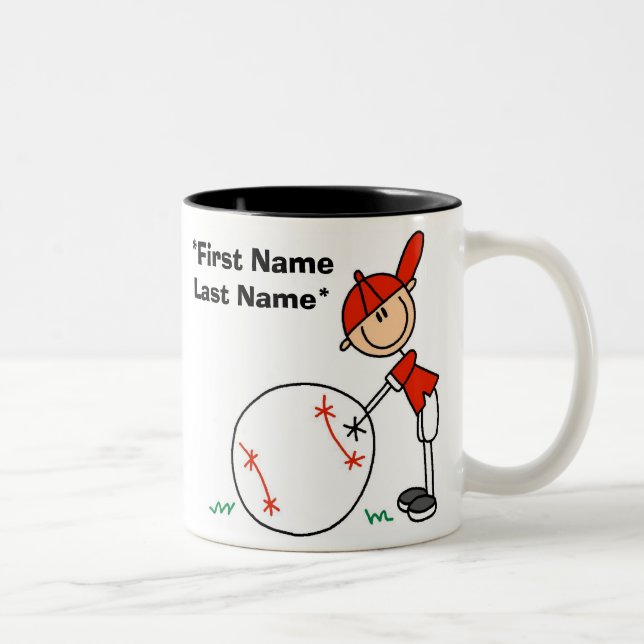 Baseball I'm Five Customizable Mug (Right)