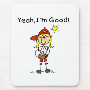 Baseball I'm Good Mouse Pad